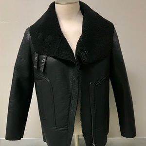 Faux leather jacket